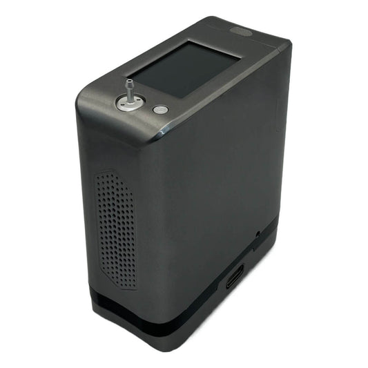 TOP Light Weight 9 Liters Portable Oxygen Concentrator DEDAKJ 93% O2 Purity for Air Flight Traveling, with Lithium Battery Carrying Bag