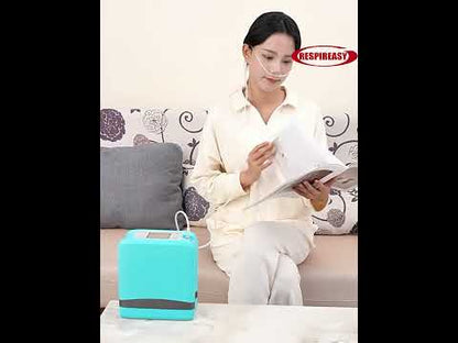 DEDAKJ Small Portable Oxygen Concentrator 7 L/min 93% High Pure Oxygen Rechargeable Battery Powered Compact Oxygen Making Machine for Home & Outdoor Use