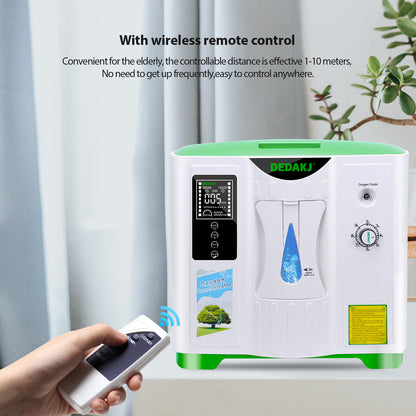 Buy 9L Oxygen Concentrator DEDAKJ 93% Concentration Care Portable Oxygen Concentrators for Home 110V/220V DE-2A