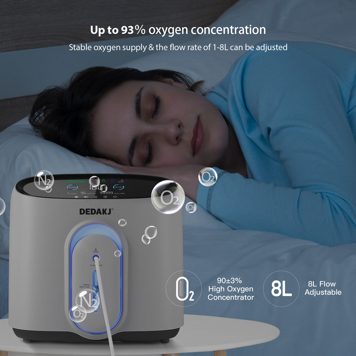 DEDAKJ oxygen concentrator oxygen making machine