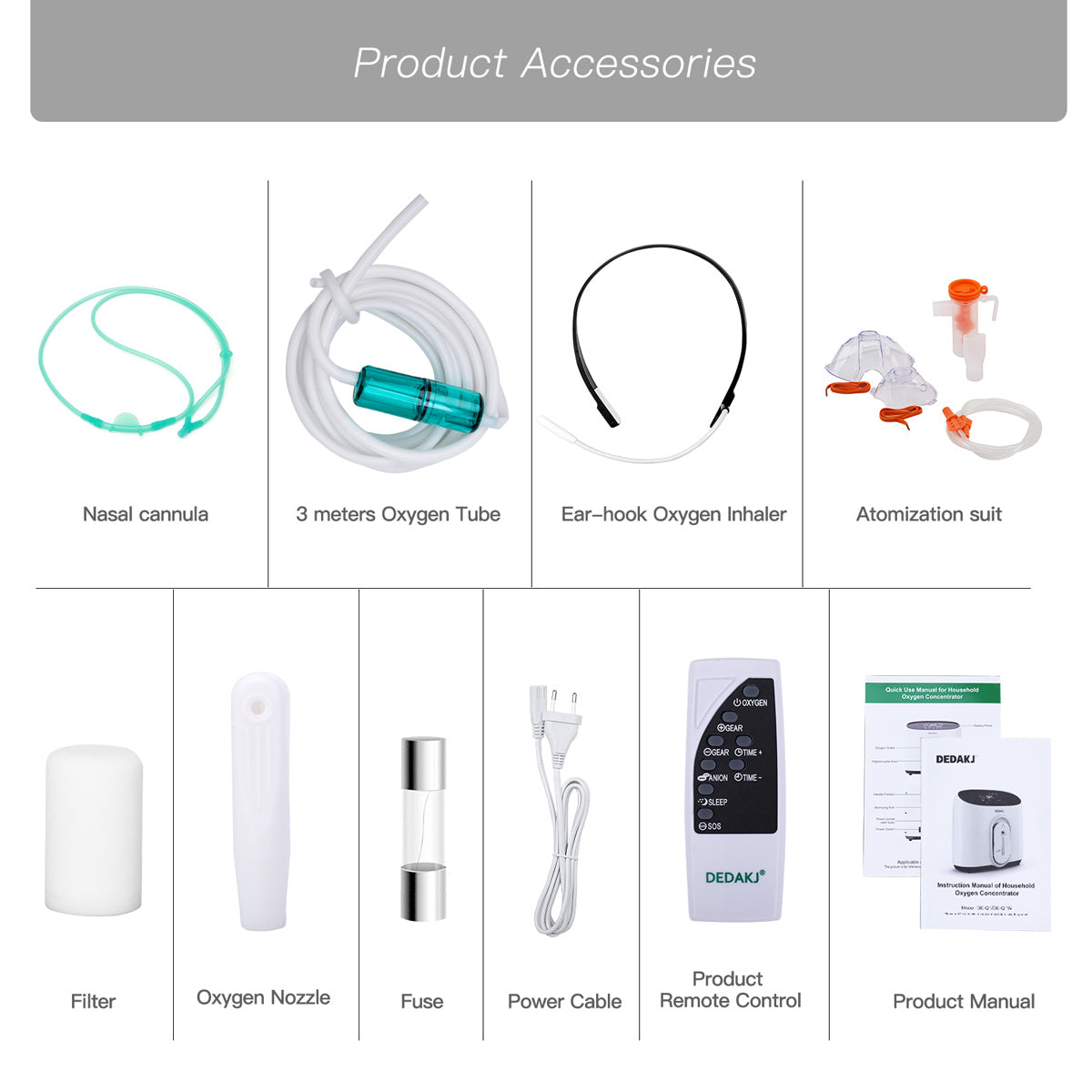 accessory of DEDAKJ oxygen concentrator oxygen making machine