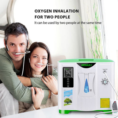 Buy 9L Oxygen Concentrator DEDAKJ 93% Concentration Care Portable Oxygen Concentrators for Home 110V/220V DE-2A
