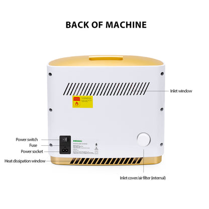 Generador portátil restaurado del oxígeno 7L del concentrador DEDAKJ 93% del oxígeno con la función del nebulizador 110V/220V DE-1LW