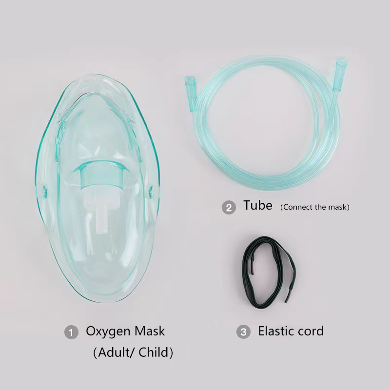 Accesorios de oxígeno originales DEDAKJ - Protector facial de máscara de oxígeno para inhalación de oxígeno