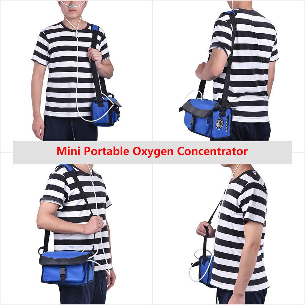 Mini Portable Oxygen Concentrator 3L Lightweight Compact Mobile Oxygen Concentrator with Rechargeable Battery ( Used in Car, Freight, Outdoors)