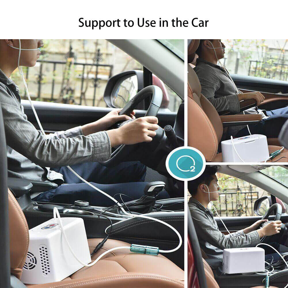 ÚLTIMO STOCKComprar pequeño concentrador de oxígeno portátil móvil 3 litros batería o2 fabricante de oxígeno máquina generador de oxígeno para viajes al aire libre (POC en coche con mochila)