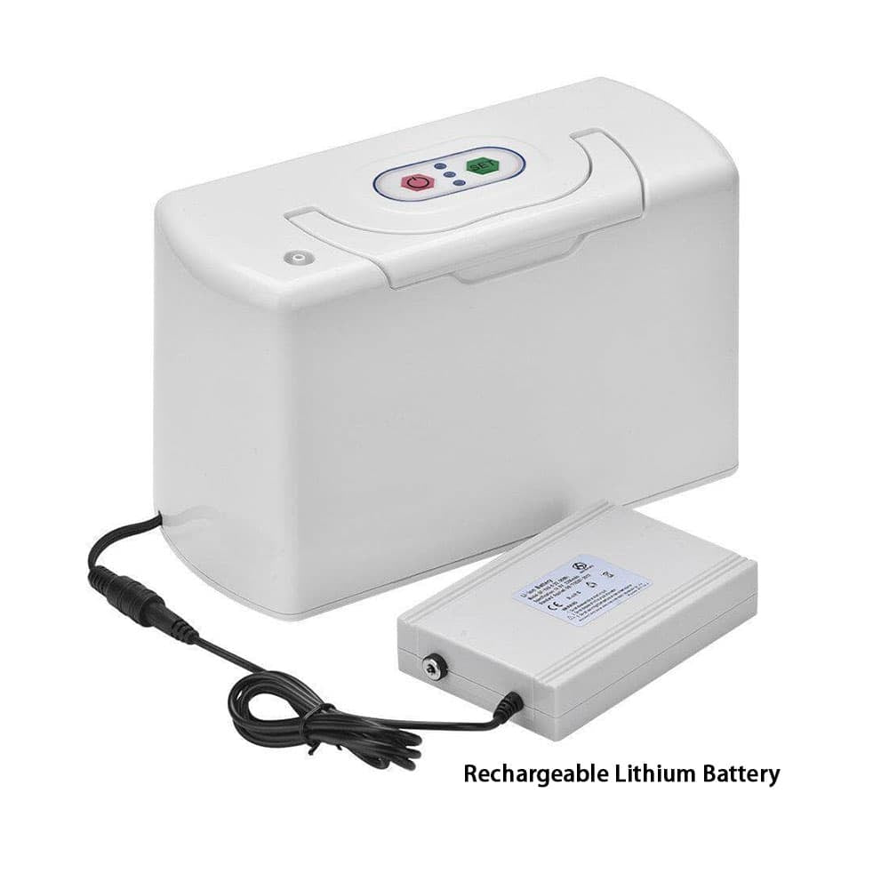 Mini Portable Oxygen Concentrator 3L Lightweight Compact Mobile Oxygen Concentrator with Rechargeable Battery ( Used in Car, Freight, Outdoors)