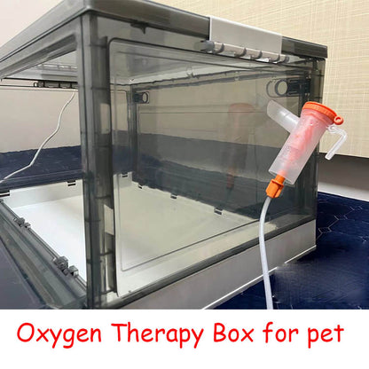 Dog and Cat Oxygen Therapy Box Whelping Box for Pet Puppy Kitten Nebulization Oxygen Box