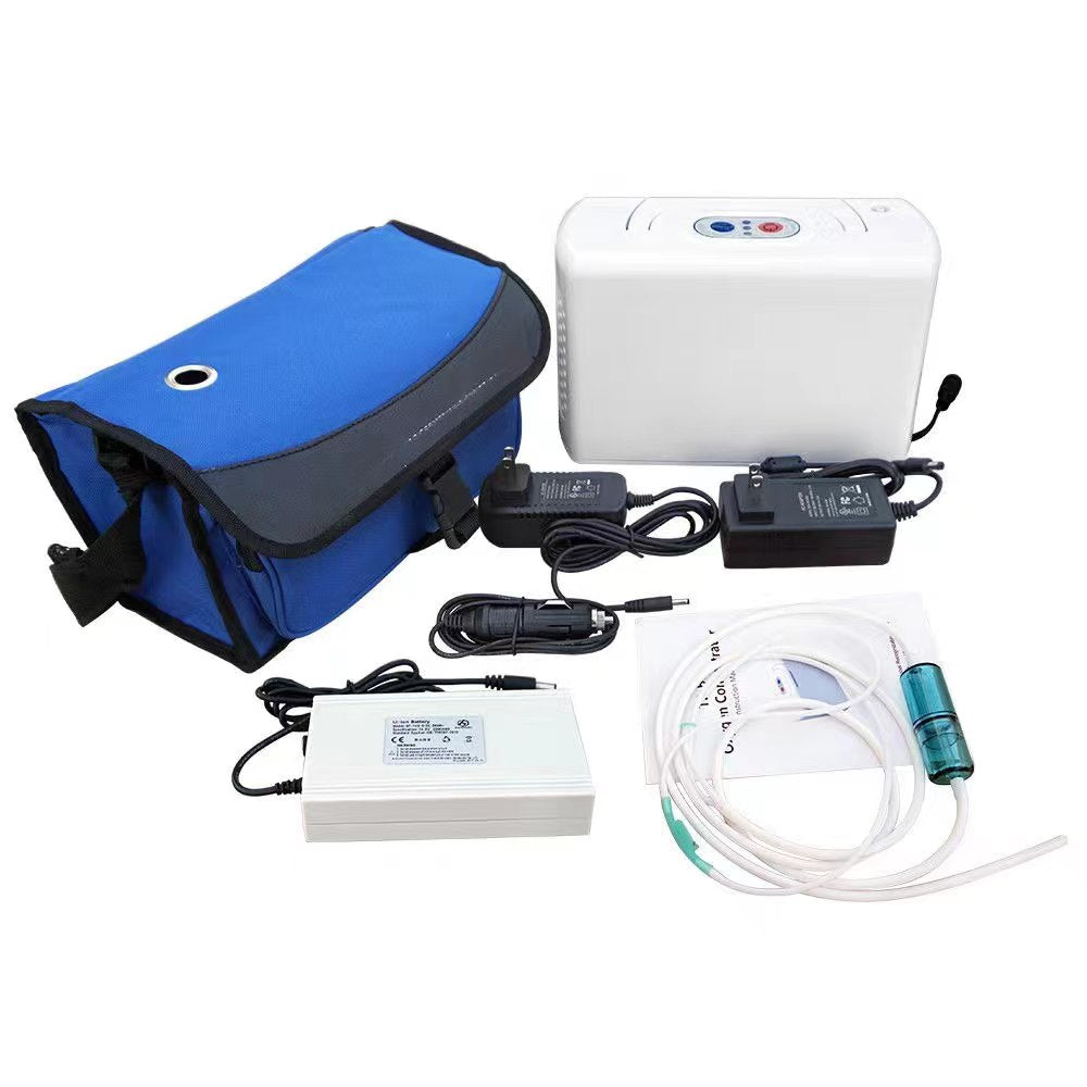 Mini Portable Oxygen Concentrator 3L Lightweight Compact Mobile Oxygen Concentrator with Rechargeable Battery ( Used in Car, Freight, Outdoors)